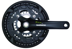 Shimano Kettenradgarnitur ALIVIO FC-T4010 170 mm 48X36X26 Hosenschutz schwarz 
