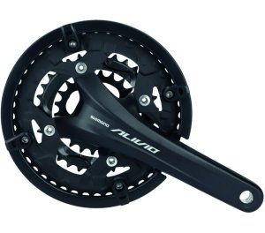 Shimano Kettenradgarnitur ALIVIO FC-T4060 170 mm 44X32X22 Hosenschutz schwarz 