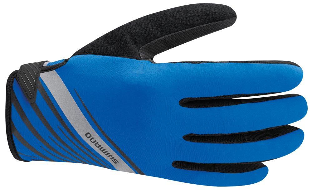 Shimano Long Gloves blue